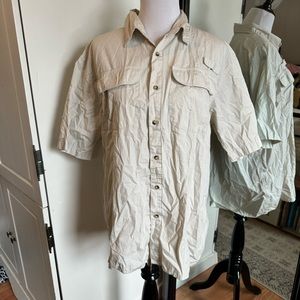 🔴 Wrangler Large Beige Shirt